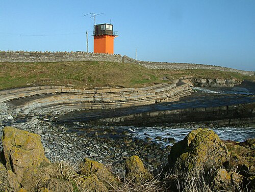 Scarlett Point (Scarlett Stacks) - Fossil Hunting Location on the Isle of Man